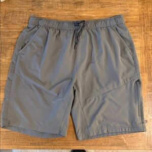Gerry Men's Gray 4-Way Stretch, Elastic Waistband Lightweight Trail Short Sz XXL
